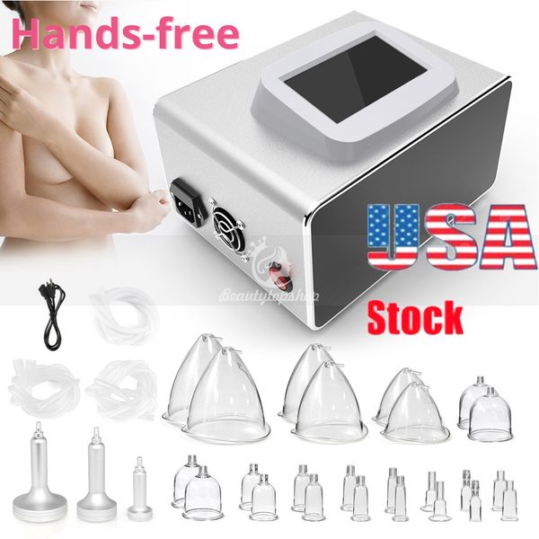

usa new listing vacuum massage therapy enlargement pump lifting breast enhancer massager bust cup body slimming shaping beauty machine