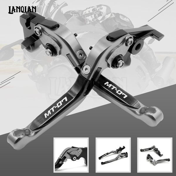 

for yamaha mt07 motorcycle adjustable folding brake clutch lever for yamaha mt-07 fz07 2014-2019 mt 07 fz-07 cnc accessories