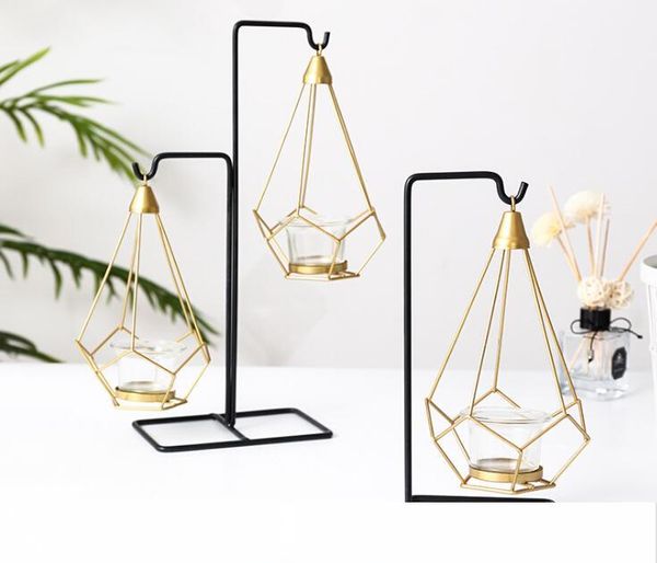 

nordic luxury light candle holder metal table romantic wedding candlelight dinner props crative european decorations ornaments candle holder