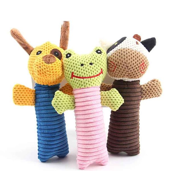 Acheter Petit Et Exquis Jouet Pour Animaux Vocalisation Maïs Velours En Bois Marionnette Pour Animaux Mordant Son Jouet Chien En Peluche Jouet Moq