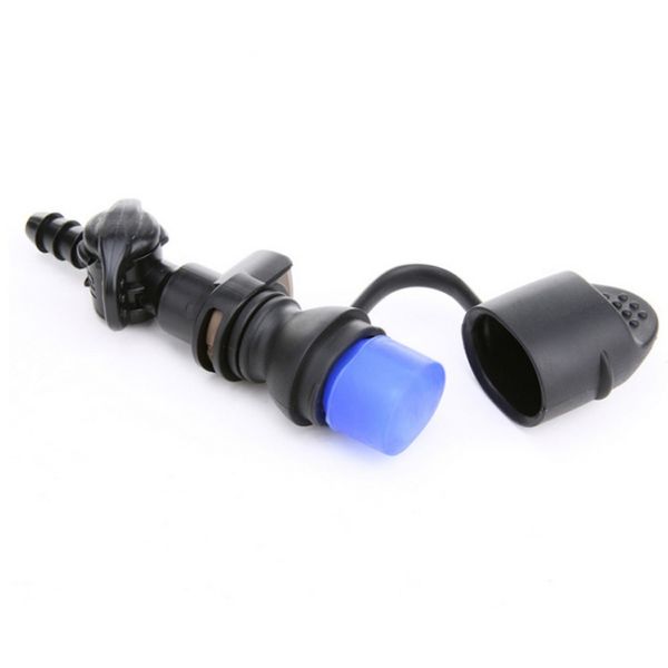 

Outdoor Quick Release Hydration Bite Valve Nozzle Mouthpiece with Cover Water Bladder Mouth Suction Black Silicone Water Bag
