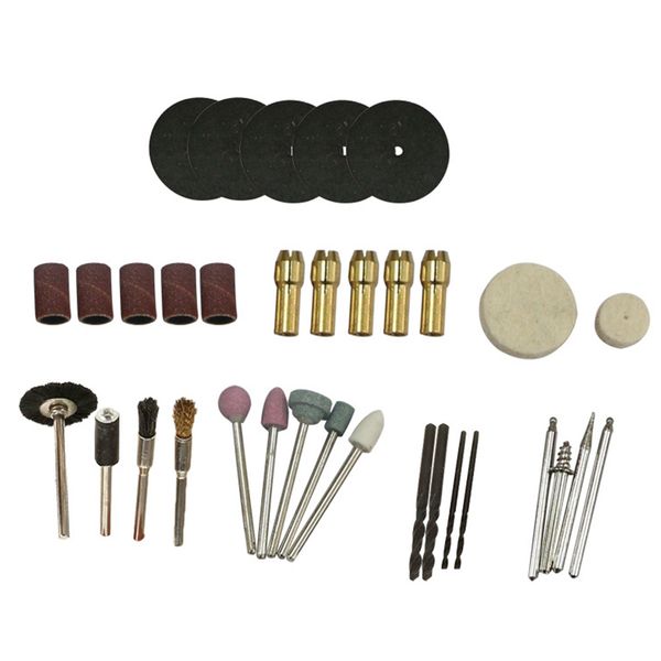 

34pcs/set accessories polishing grinding head resin slice grinder tool kit drill shaft electric chuck brush wheel