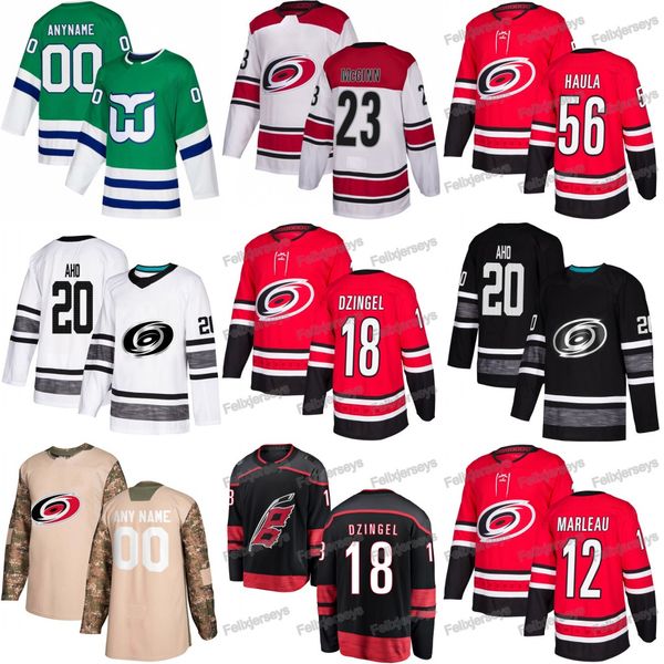 

18 Ryan Dzingel Carolina Hurricanes Erik Haula Patrick Marleau Brock McGinn Nino Niederreiter Jaccob Slavin Warren Foegele Andrei Svechnikov