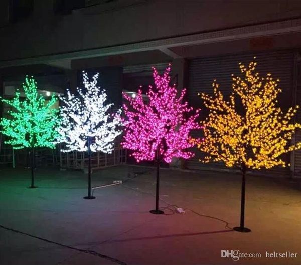 

led christmas light cherry blossom tree light 960pcs leds 6ft/1.8m height 110vac/220vac rainproof outdoor usage drop shipping