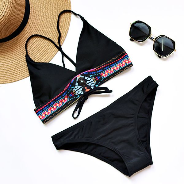 

купальники женщины бикини конструктора costumi da bagno donna женщины сексуального бикини set push up купальник для печати fringe bikini bea, White;black