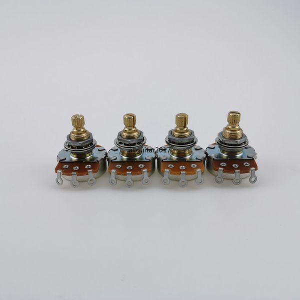 NEUER Stil Gitarrenpotentiometer A250K B250 A500K B500K Kupferschafttopf von hoher Qualität