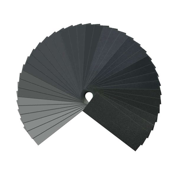 

120 to 3000 assorted grit sandpaper for wood furniture finishing, metal sanding and automotive polishing, dry or wet sanding, 9
