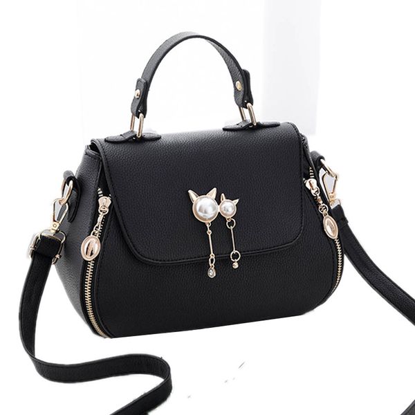 

handle women pu leather small hand bags casual fashion brand designer ladies handbag shoulder girls female covered bags