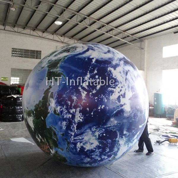 

3m high inflatable planets ball for advertising, giant inflatable earth globe balloon for environmental protection