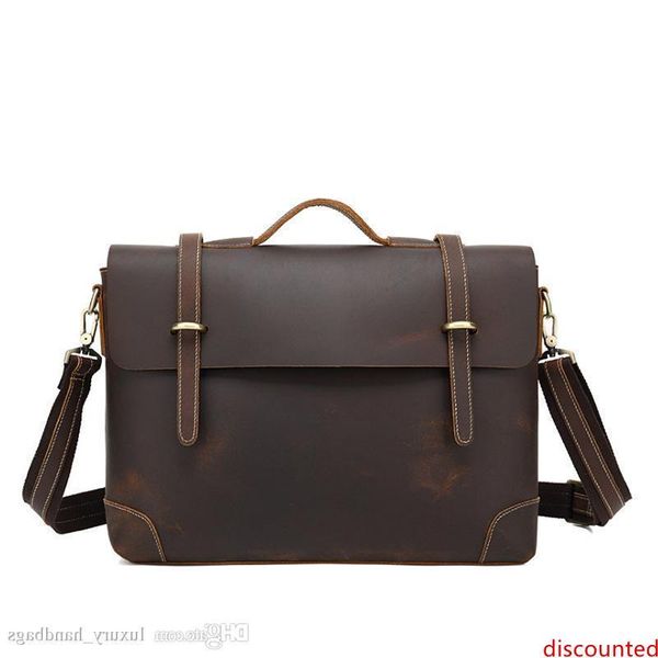 

briefcase men s bag cowhide leather backpack more pocket purse designer handbags portable genuine leather travel bags