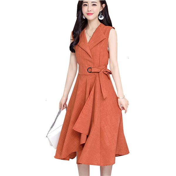 

womens dress summer dresses 2019 new fashion summer dress sleeveless ol women dress casual a summer v neck elegant vestidos de festa, Black;gray