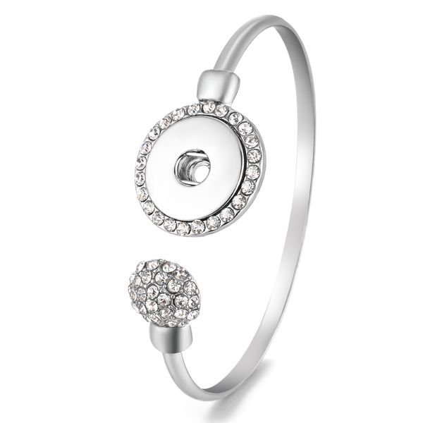 10pcs/lot 18mm Theme Mixed Glass Snaps Buttons Fit Noosa Bracelets Jewelry