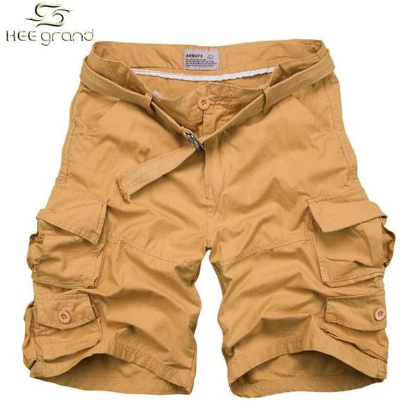 

оптово-мужские шорты 2016 лето нового прибытия сыпучего стиль multi-карман шорты длина до колена свободного размера bermuda s-3xl 11 цветов, White;black