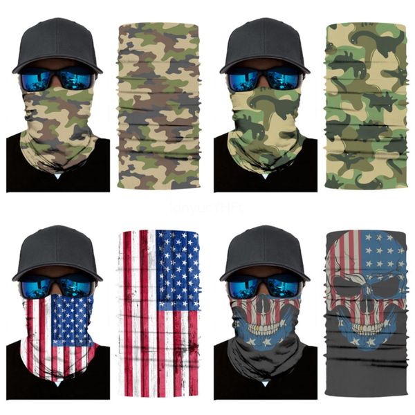 

windproof masks ice silk cycling skull scarf sports face mask fishing cycling running neck gaiter er magic protective gear c #991#277, Blue;black
