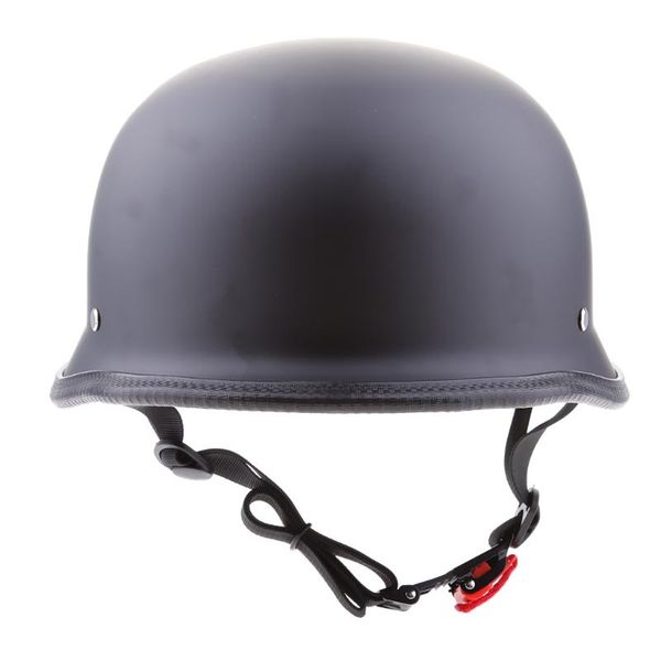 

flat black dot approved universal motorcycle skull cap half helmet