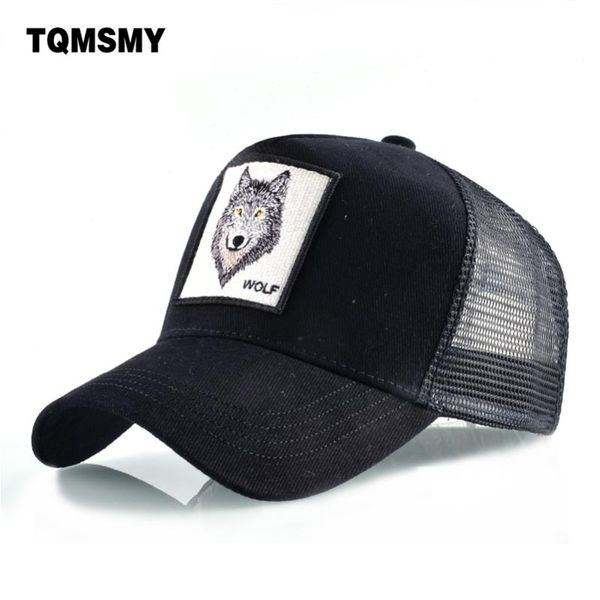 

tqmsmy мода хлопок бейсболка мужская snapback шляпы для женщин хип-хоп gorras кости вышитые волк шапки дальнобойщик шляпы tmdhl, Blue;gray