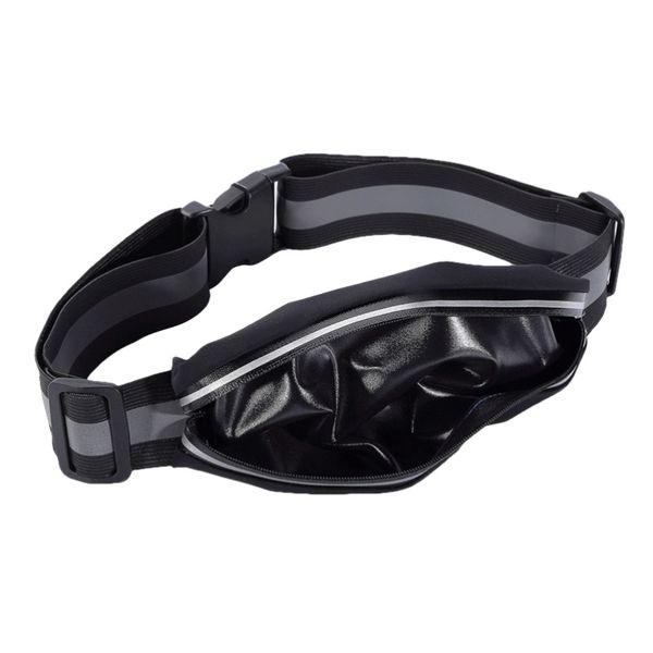 

outdoor sports running bags reflective waist bags waterproof adjustable belts fanny sport zip bum pack cycling climbing hiking