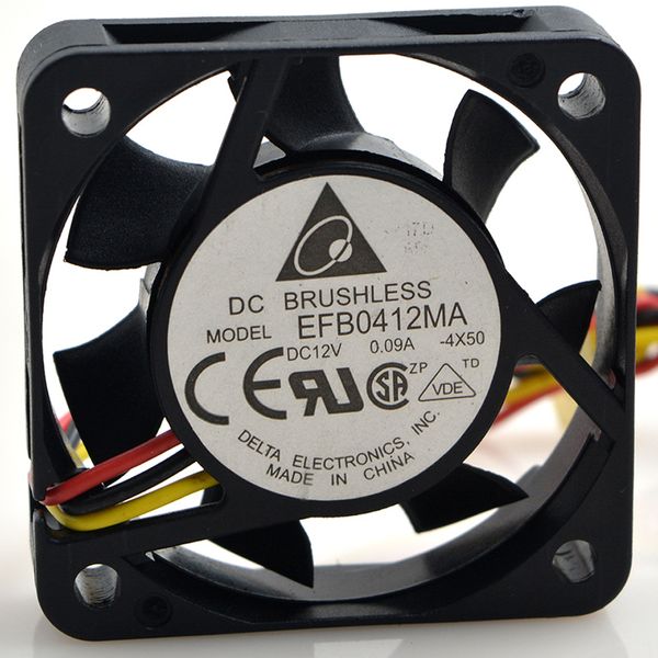 Дельта EFB0412MA вентилятор 4010 4 см 40*40*10мм 12В 0.09 4 см сервер инвертор осевой вентилятор охлаждающего вентилятора случая