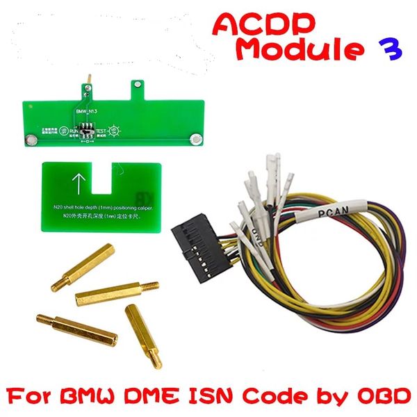 Modulo programmatore chiave master Yanhua Mini ACDP3 Lettura Scrittura per codice ISN BMW DME tramite OBD