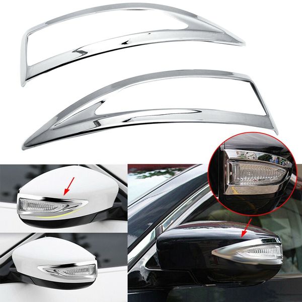 

car chrome rearview mirror signal light trim for sentra 13-17/maxima 2016-19