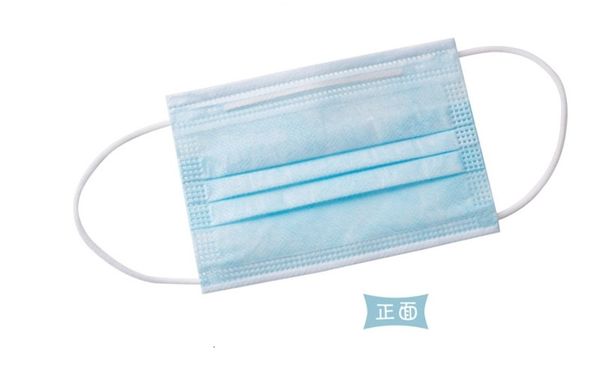 

dhl 350 1pcs earloop mouth face3 dust mask layer masks safetydust er blue ship in stock 9iwi