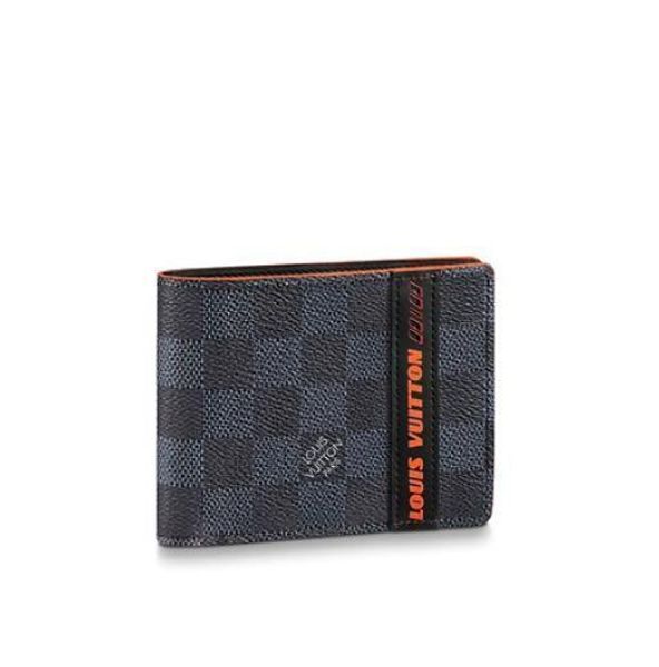 

N60239 Мужские кошельки из натуральной кожи с длинными кошельками Цепные кошельки В