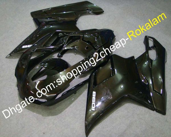 

for ducati motorcycle 848 1098 07 08 09 10 11 motorbike bodywork parts 1098s 1198 2007-2011 abs plastic fairing kit (injection molding)