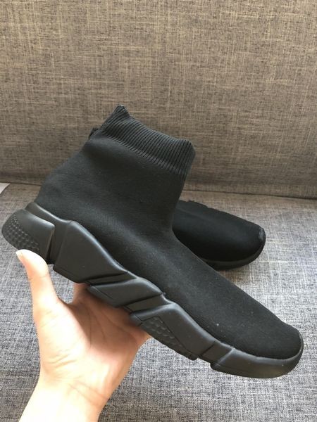 

new design luxury sock shoe speed trainer breathable sneakers speed trainer sock race runners black shoes men and women sports shoes l14