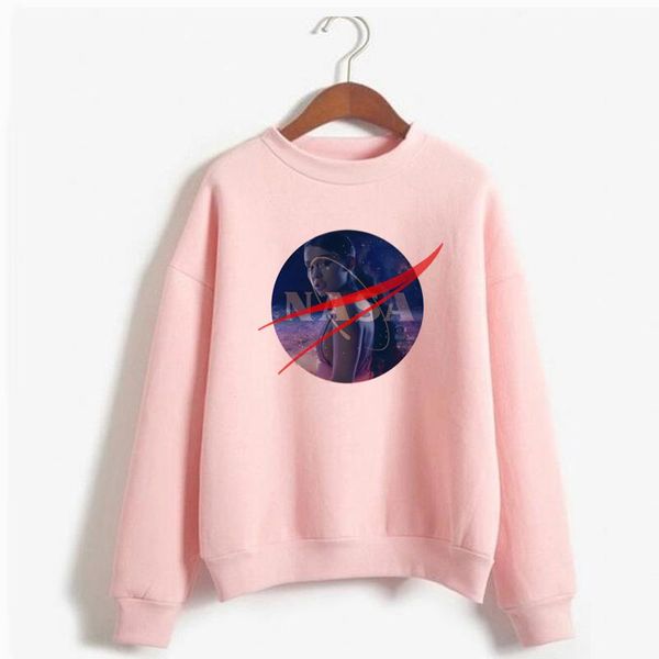 2019 Thank U Next Album Sweatshirt Ariana Grande Space Hoodie Women Long Sleeve Crewneck Sweatshirts Feminist Clothes From Wugaoxue 2093