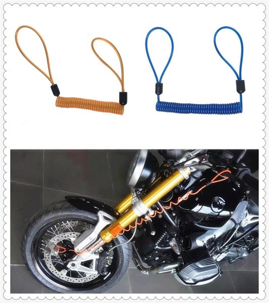 

motorcycle big ring disc brake lock reminder rope helmet anti-theft line for xp500 xp530 fz600 srx600 fz400 r fzx700