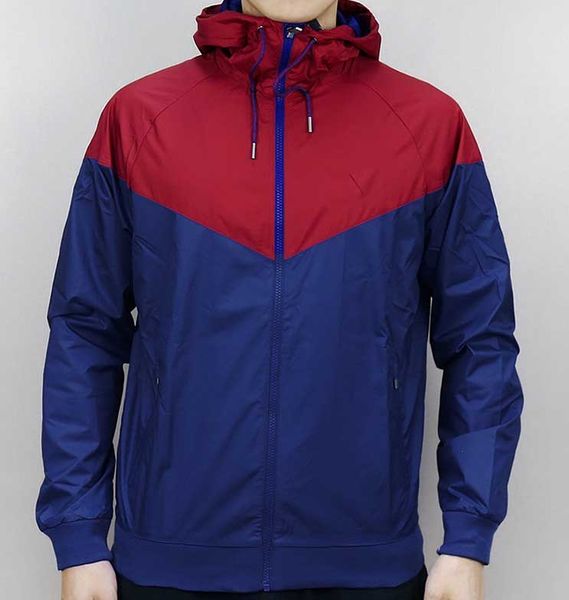 

nike jacket nk спортивные мужские куртки trend spring новая одежда мода colorblock куртка повседневный zipper ветровка barcelona club footba, Black;brown