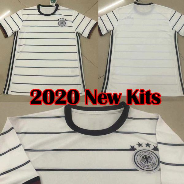 

Germany 2019 2020 euro occer jer ey brandt reu kimmich football kit muller ule havertz gundogan 19 20 trikot white maillot kit