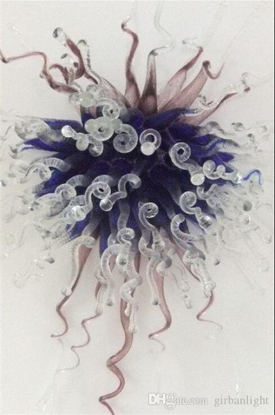 

Hand Blown Glass LED Wall Lamp Modern Art Deco Customized Colored Murano Lamps for Bedroom Decor