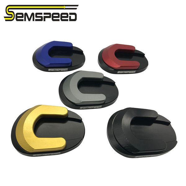 

semspeed motorcycle adv150 foot side stand pad plate protector for adv150 adv 150 2019 2020 kickstand extension pads plate