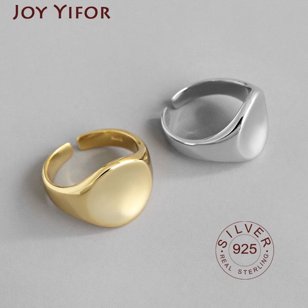 

bijoux 925 sterling silver retro rings for women gift ladies adjustable size antique ring joyas de plata anillos, Golden;silver