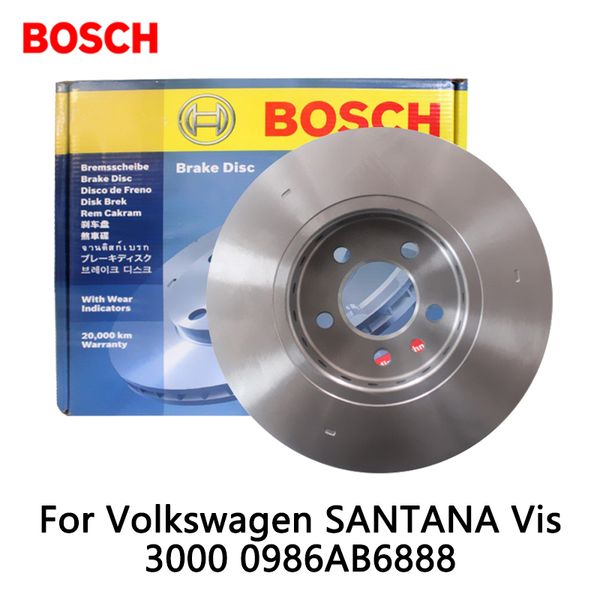 

2pieces/set car front brake disc for santana vis 3000 0986ab6888