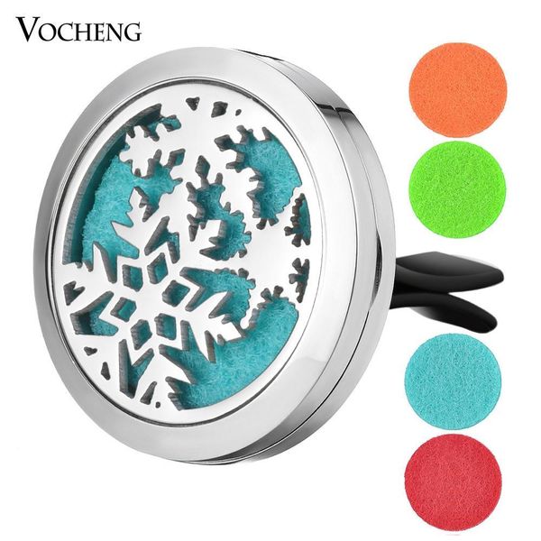 

30мм автомобилей освежитель воздуха из нержавеющей стали духи эфирное масло аромат диффузор медальон ювелирные изделия рождество без войлочн, Silver