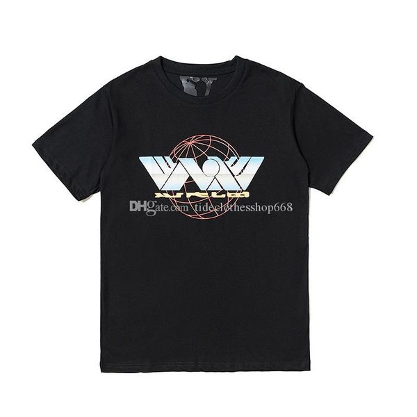 

2020 mens designer t shirts summer new mars big v retro iron chain industrial trend brand designer shirt loose sports short-sleeved t-shirt, White