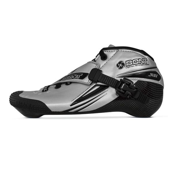 

100% original bont jet 2pt 195mm speed inline skate heatmoldable carbon fiber boot competetion racing skating boot patines shoes