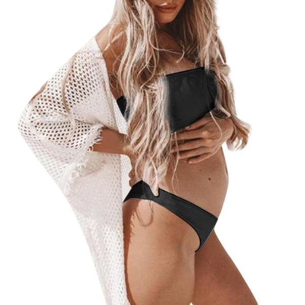 

sagace plus size maternity tankini set vintage swimsuit beachwear women maternity tankinis bathing suit women off swimsuit, White