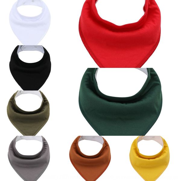 

baby cotton solid color infant double saliva towel saliva towel bib bib bib