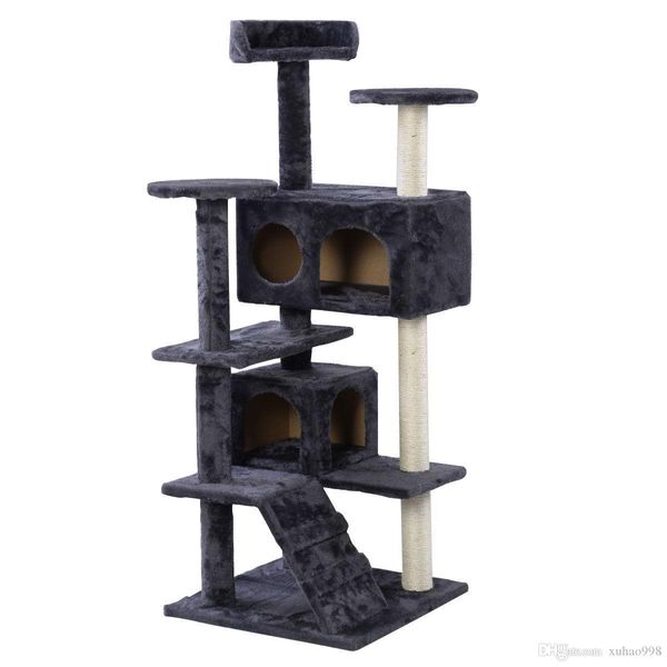 

new cat tree tower condo мебель царапины сообщение kitty pet house play gray