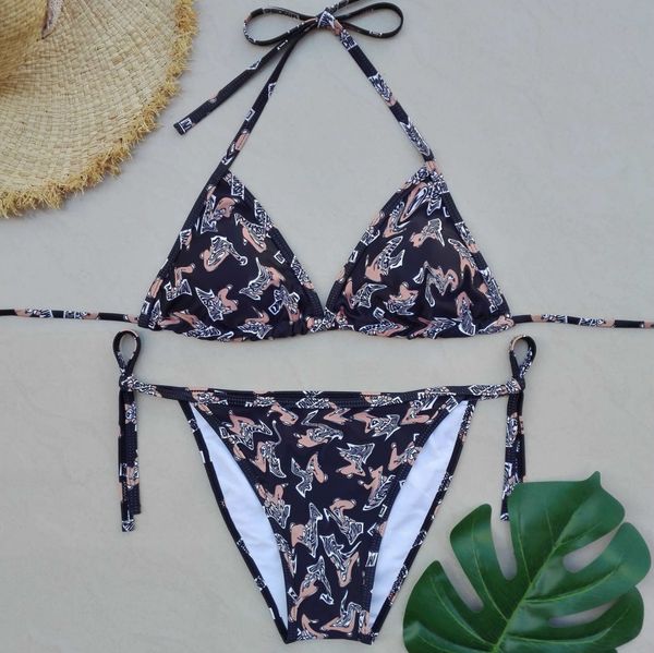 

2020 новое поступление женские дизайнерские бикини наборы топы качество женщины бренд купальники сексуальные высокое качество женские бикини, White;black