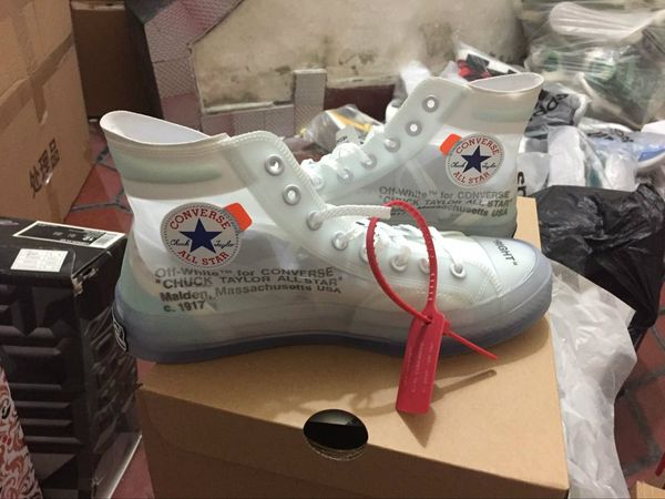 

New off conver canva hoe all white blue chau ure zapato men women running hoe 1970 tar neaker 36 45