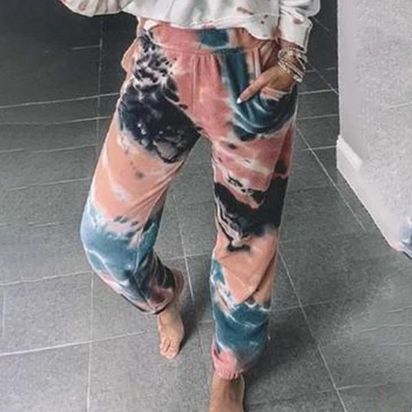 

cysincos плюс размер summer wide leg брюки женщины цветочные печатные брюки урожай эластичный пояс bohemian 2020 pantalon репа, Black;white