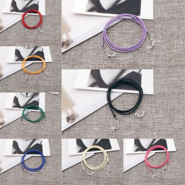 

wax rope bai yu white jade lanyard zhenhun glasses lanyard multicolor glasses chain