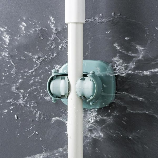 

home mop double buckle non-trace punch-double buckle hook unique umbrella bathroom accessories