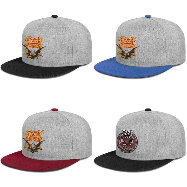 

ozzy osbourne diary of a madman mens and womens hip hop rebound hat cool youth baseballcap rock roll madman ultimate sin tour ozzy's, Blue;gray