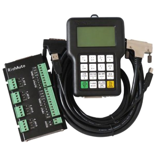 

new for richauto dsp a11 cnc controller a11s a11e 3 axis motion controller remote for cnc engraving and cutting english version