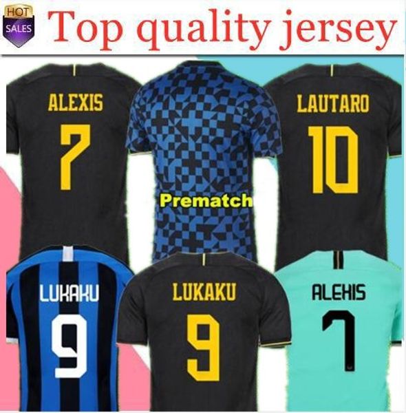 

Lukuu alexi lautaro criniar inter 2019 2020 milan occer jer ey godin barella nainggolan jer ey 18 19 20 football kit hirt, Black;yellow